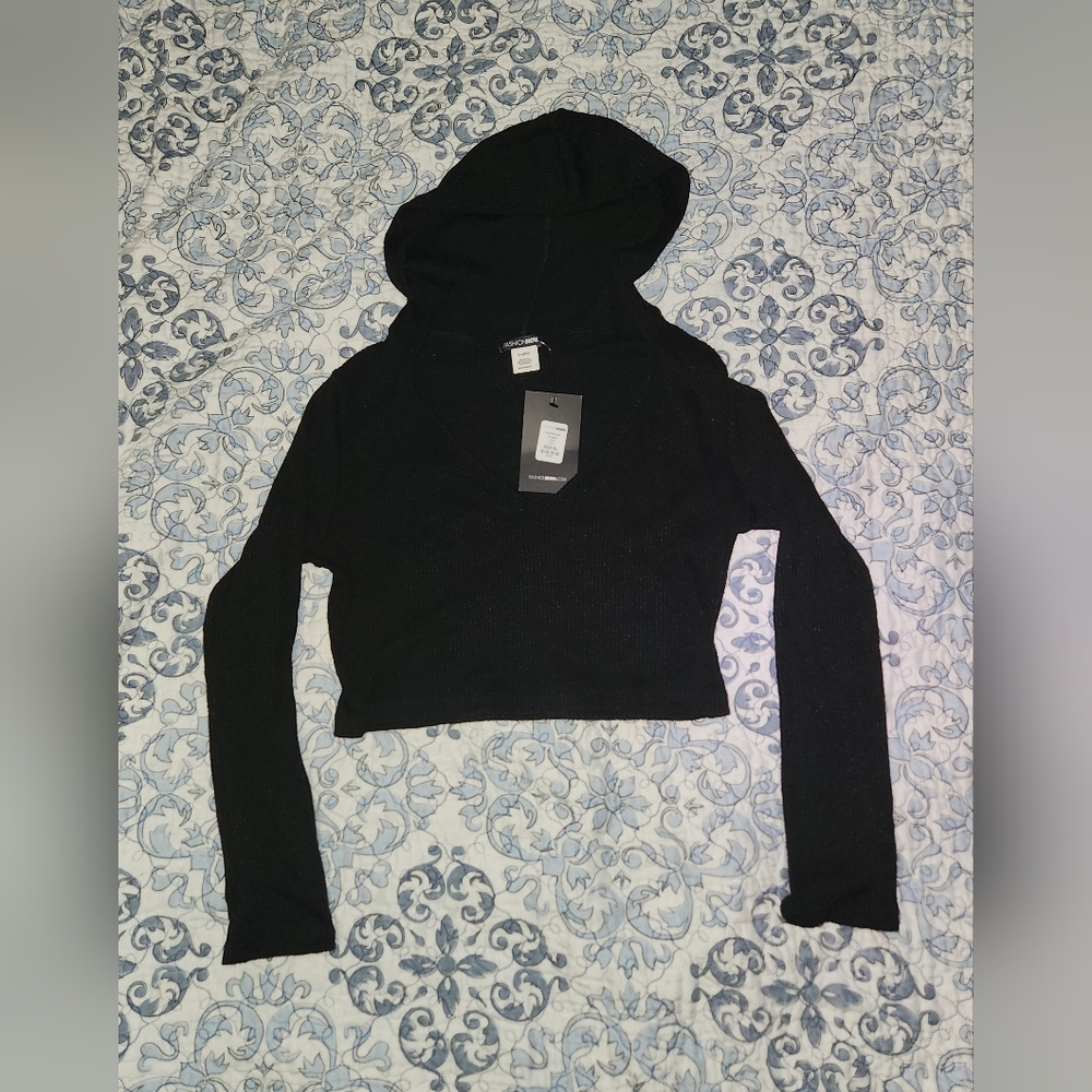 Fashion nova wanderlust hoodie black xl